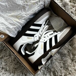 Adidas Samba Kids White Black Sneakers